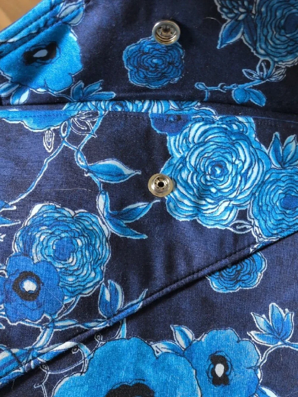 Vera Bradley Bright Blue Floral Crossbody Shoulder Bag